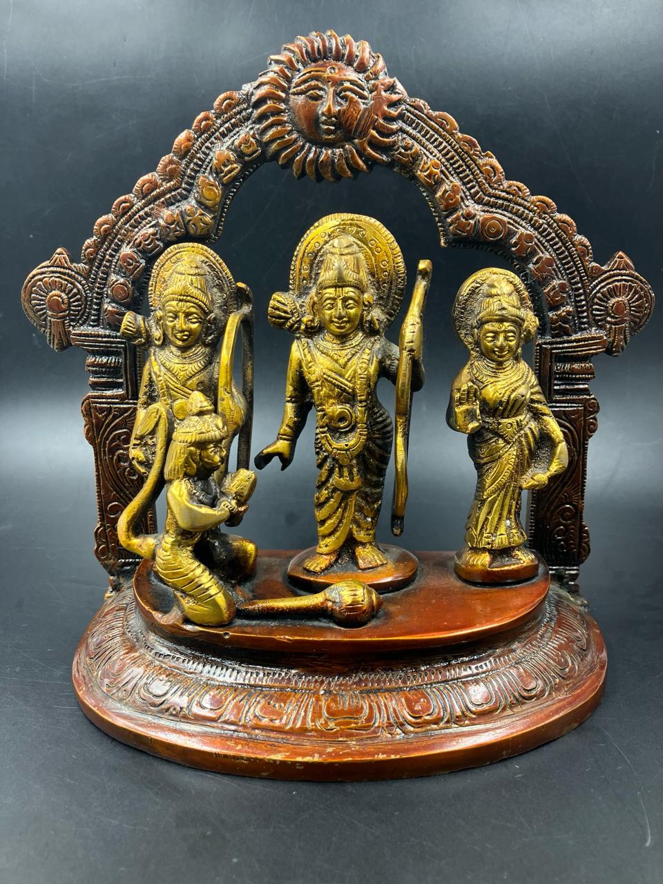 SHRI RAM DARBAR BRASS STATUE