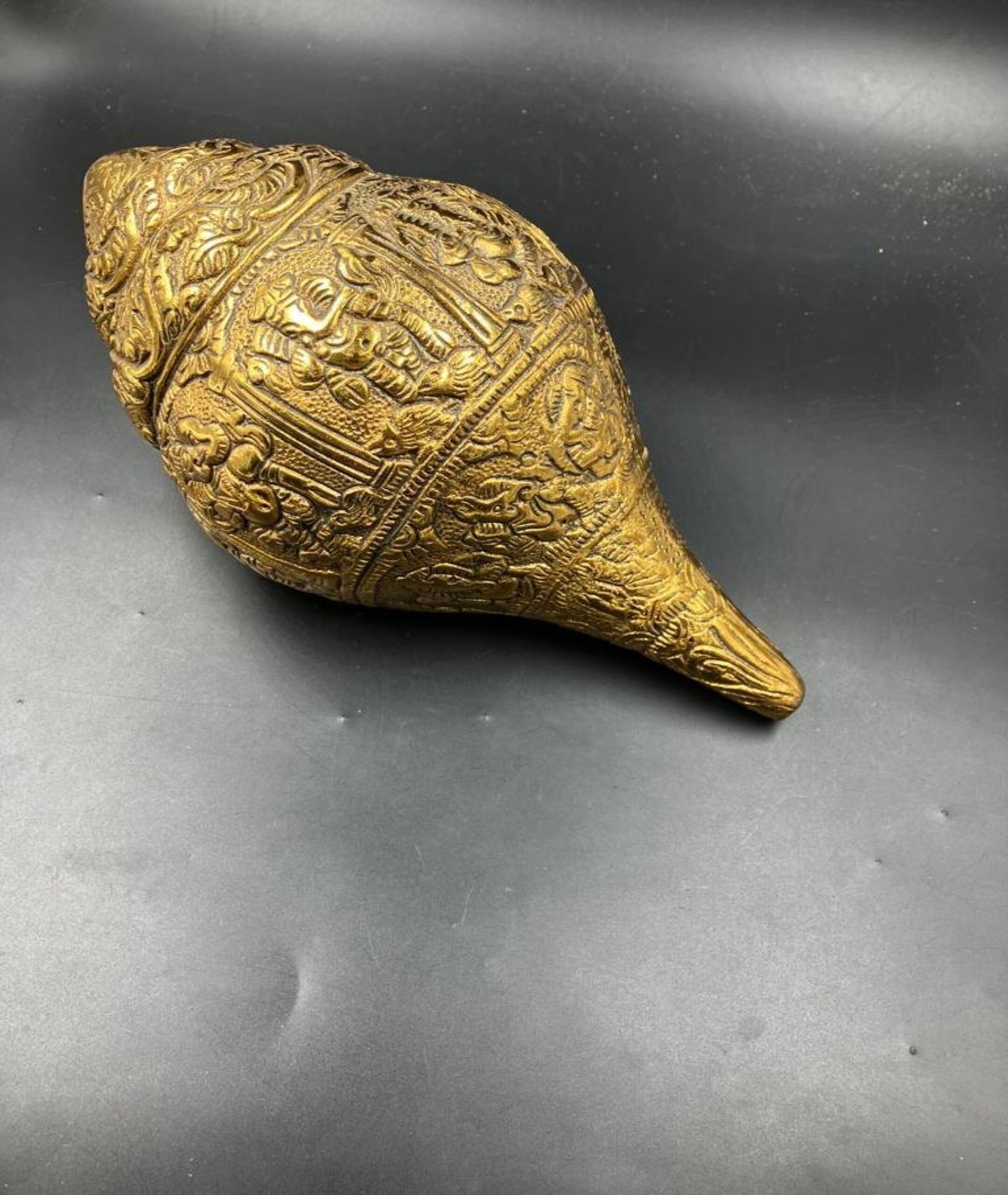 BRASS POOJA GANESH SHANKH