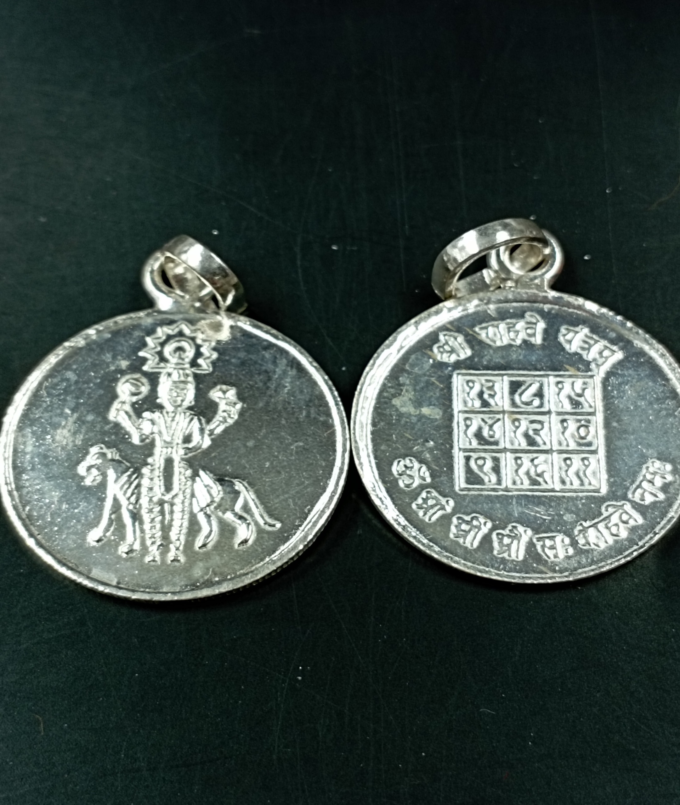 RAHU YANTRA SILVER PENDANT