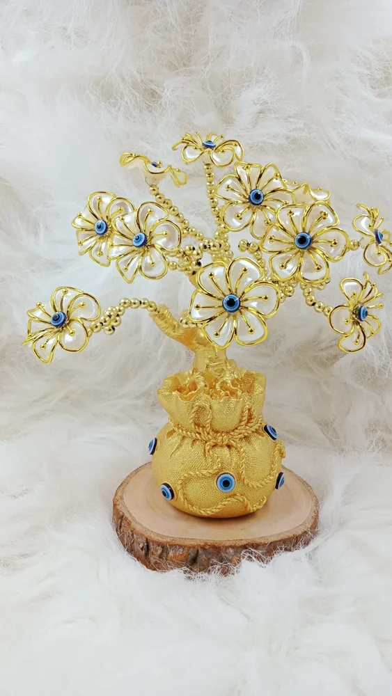 Golden Evil Eye Tree